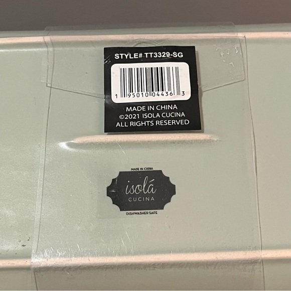 Isola Cucina Sage Green Butter Dish - Picture 11 of 11